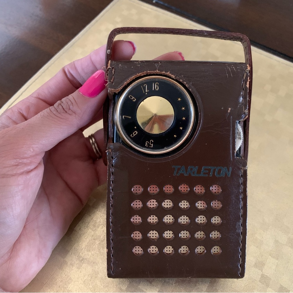 Vintage tarleton portable transistor radio